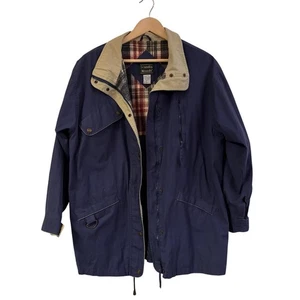De Colección Scandia Woods Mujer Granero Tareas Chaqueta Forrada a Cuadros Cuello Azul Abrigo Talla XL - Imagen 1 de 6