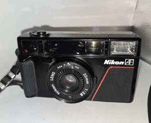 NIKON L35AF One-Touch 35mm Point & Shoot Film Camera PARTS ONLY non-working - Picture 1 of 14