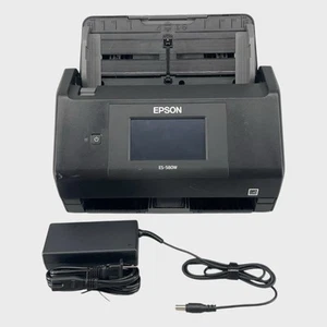 Bezprzewodowy kolorowy dupleksowy skaner dokumentów Epson Workforce ES-580W z przewodem zasilającym - Zdjęcie 1 z 14