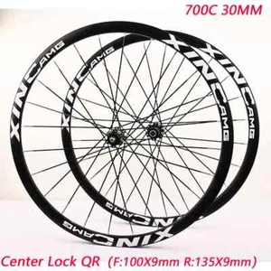 700C Road Bike Wheels Disc Brake 2/4 Bearings 3-jaw HG Hubs with Quick Release - Picture 1 of 14