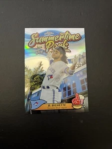 2024 Topps Chrome Bo Bichette Summertime In The Park Refractor #SITP-6 Blue Jays - Imagen 1 de 2