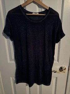 Awake Short Sleeve Top Blue Size Medium Gently Used - Picture 1 of 2