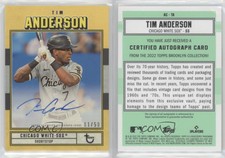 2022 Topps Brooklyn Collection Auto Gold /50 Tim Anderson #AC-TA Auto
