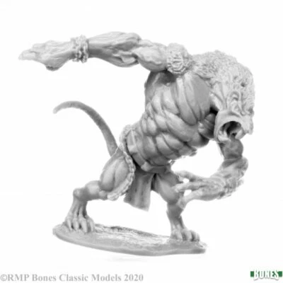 Reaper 77686: GIANT WERERAT Dark Heaven Bones Plastic Miniature - Image 1 of 3