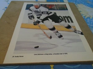 LARRY ROBINSON LOS ANGELES KINGS POSTER COLOR 8 x 11 - Picture 1 of 1