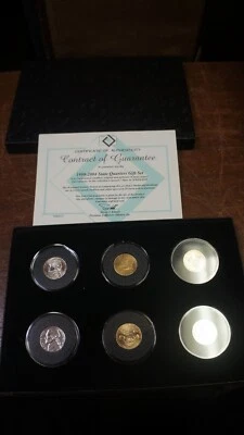 1999-2004 STATE QUARTERS GIFT SET + WESTWARD NICKELS 4 COIN SET 10 COINS - Image 1 of 4
