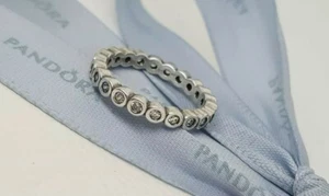 Authentic Pandora Round Setting Eternity Ring Size 50 191032CZ NEW Retired - Picture 1 of 2