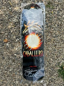 Powell Peralta Caballero Dragon Firmado Autografiado Monopatín Cubierta de Vuelo - Imagen 1 de 1