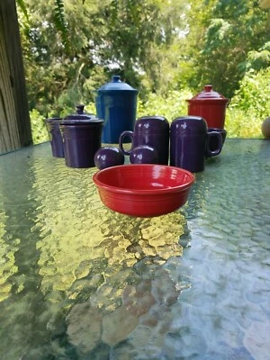 FIESTA 14 0Z cereal DIP FRUIT small BOWL scarlet red FIESTAWARE new