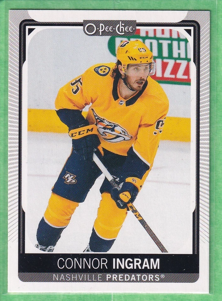2021-22 O-Pee-Chee #190 Connor Ingram (Matt Duchene Pictured)Nashville Predators - Image 1 of 2