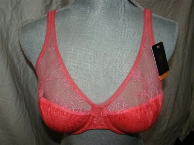 Sutiã Wacoal 32DD My Obsession Underwire novo com etiquetas 855245 melão 123658 - Imagem 1 de 2