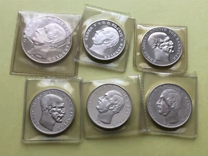 Thaler Taler Hannover Waterloo 1849 1856 medallas plata 1000 SELECCIÓN (S4-8-3 - Imagen 1 de 10