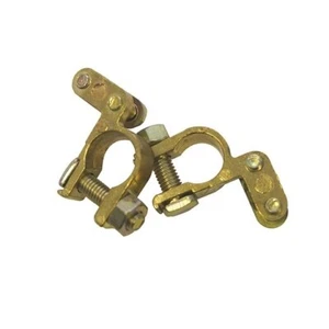 12V Leisure Battery Terminals Connectors Clamps Car Van Caravan Motorhome 1 Pair - Picture 1 of 11