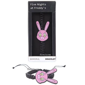 NUEVA PULSERA AJUSTABLE BONNIE THE PINK BUNNY PARA-CORD CINCO NOCHES EN FREDDY'S - Imagen 1 de 3