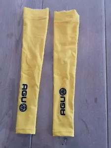 Original Agu team Jumbo Visma Armlinge / Armwarmers Tour de France gelb (S) - Imagen 1 de 1