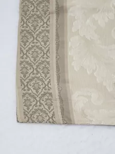 1 Springs Pillow Sham King Damask Cream Tan made USA vintage - Picture 1 of 10