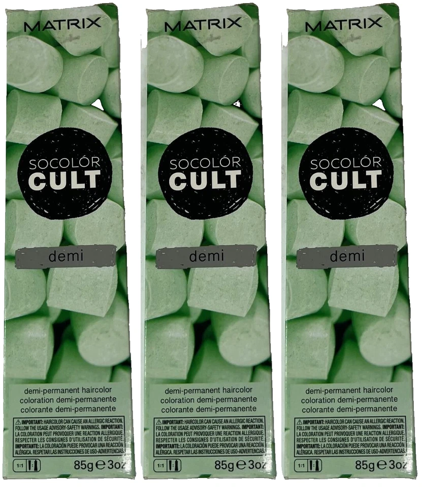 MATRIX - SOCOLOR CULT Demi Permanent Hair Color 3 oz 85 g - Sweet Mint