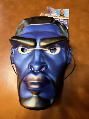 Space Jam A New Legacy The Brow Blue Halloween Mask Lebron James NEW - Image 1 of 3