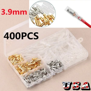 400 un. conectores de engarce de cable macho y hembra para terminales de bala para motocicletas automáticas - Imagen 1 de 12