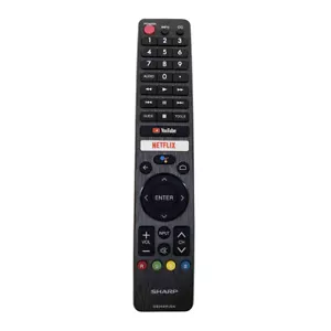 New Original GB346WJSA Voice Remote Control For SHARP Smart TV YouTube Netflix - Picture 1 of 4