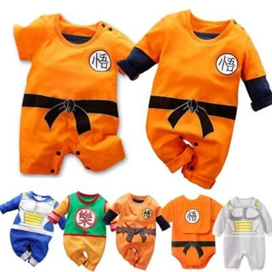 Anime Clothes Baby Vegeta Rompers Newborn Kuririn Roshi Training Outfit Infant K - Picture 1 of 30