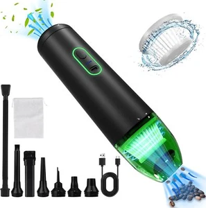 Cordless Handheld Vacuum, 12000PA Rechargeable Cleaner for Car Home Pet Hair - Picture 1 of 7