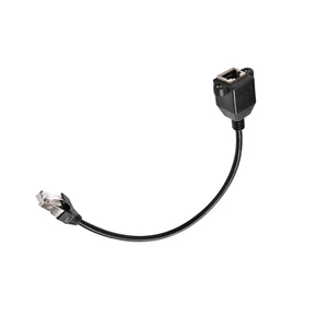 RJ45 Male to Female Screw Panel Mount Ethernet Cable LAN Network Extension Cable - Photo 1/6