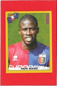 FOOTBALLERS 2007-2008 Panini Figurine-stickers No. 140 - GENOA - PAPA WAIGO