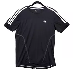 Adidas Shirt Herren Medium Training Fitnessstudio kurzärmelig schwarz Climalite Laufen - Bild 1 von 15