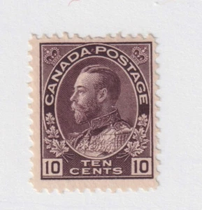 CANADA #118 10c bistre Brown Very decent centering hinged - Picture 1 of 2