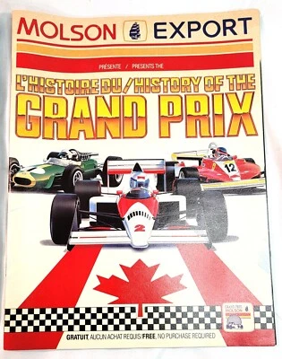 2 Vtg HISTORY OF THE GRAND PRIX MOLSON & Toronto 1990 MOTORSPORT RACING BOOKs - Image 1 of 4