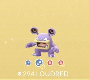 Pokemon Go Shiny Loudred Registriert/Unregistriert/30Day/Lucky/Home OT/Trades - Bild 1 von 2