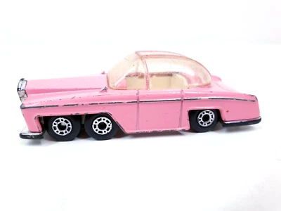 Thunderbirds Fab 1 Lady Penelope Matchbox Diecast 1992 Vintage  Pink Car 8cm - Bild 1 von 4