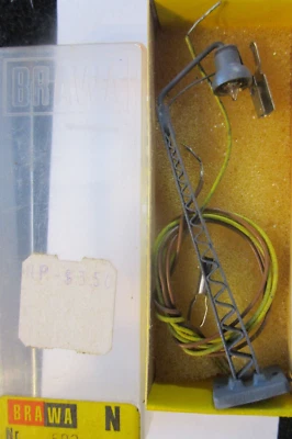 N Scale Boulevard Street Lamp by Brawa (W123) - Image 1 of 2