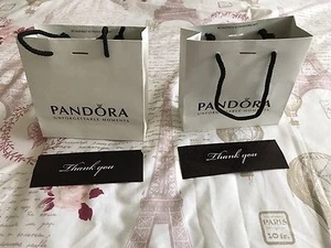 2 Authentic Pandora Gift Bag - Picture 1 of 6