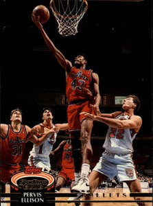 1992-93 Stadium Club Washington Bullets Basketball Card #161 Pervis Ellison
