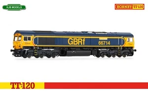 TT Hornby TT:120 TT3016M Class 66 714 'Cromer Lifeboat' GBRF Loco - Picture 1 of 5