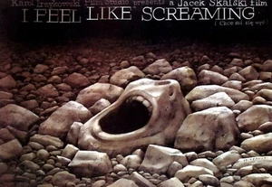 @ I FEEL LIKE SCREAMING rare POLISH ORIGINAL 1998 POSTER ART by Wiesław Wałkuski - Picture 1 of 1