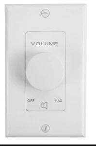 Rockville VOL70100 White 100 Watt 70v Wall Volume Control Zone Controllers - Picture 1 of 4