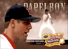 2010 Upper Deck Baseball Heroes Jonathan Papelbon BHA-9 Boston Red Sox