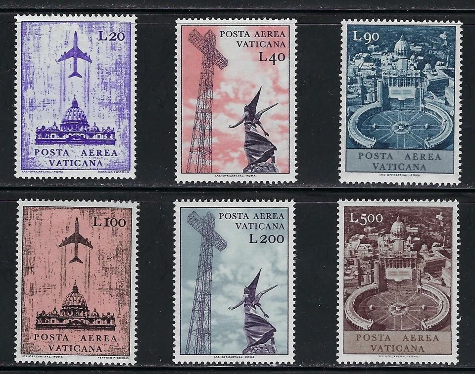 Vatican - MNH Airmail Stamps from 1967  C47-C52....................C-1129 - Image 1 of 1