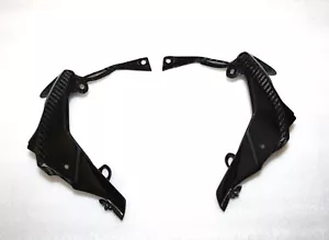 Small RAM AIR COVERS KAWASAKI ZX6R 2019 2020 2021 2022 CARBON - Picture 1 of 2