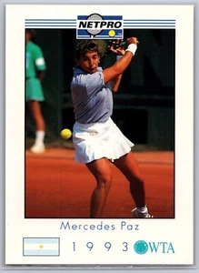 1993 NetPro #W27 Mercedes Paz Argentina Tennis Sports Card - Picture 1 of 2
