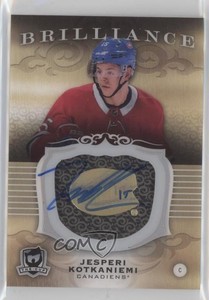 2018-19 Upper Deck The Cup Brilliance Jesperi Kotkaniemi #B-JK Rookie Auto RC