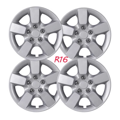 Tapacubos de llanta de 16 pulgadas 4 piezas para Nissan Rogue/Rogue Select 2008-2015 cubiertas Foto 1 de 4