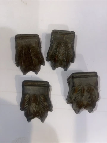Antique vintage  brass claw feet furniture feet Cover
