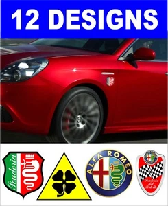 alfa romeo pegatinas calcomanías gráficos 4c 33 146 147 156 brera giulia giuliet gt - Imagen 1 de 1
