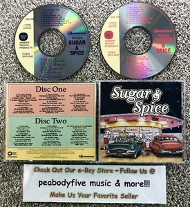 SUGAR & SPICE - Various Artist 2 CD Set - Warner Special Products (CD's + VG) - Picture 1 of 2