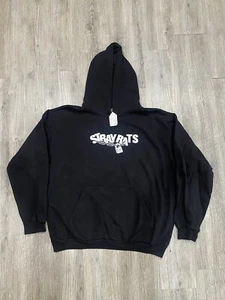 STRAY RATS LOCK HOODIE BLACK SIZE 2XL NEW WITH TAGS - Picture 1 of 2
