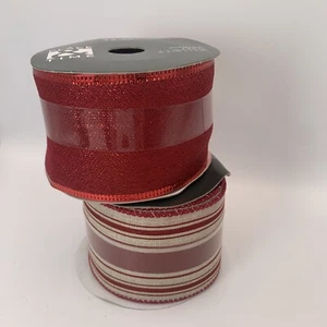 2 Spools Of Ribbon 2 1/2”•8.3 YD Each - Picture 1 of 1